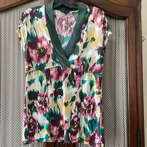BCBG Maxazria multi color top